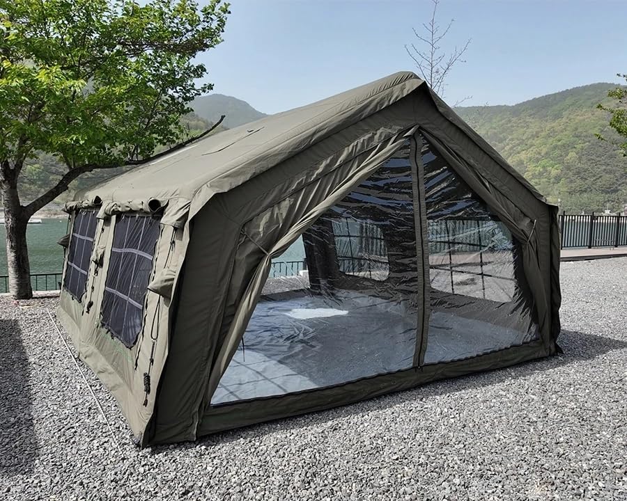 co air tent Coody inflatable Air Tent 13.6, Instant Setup No poles Green
