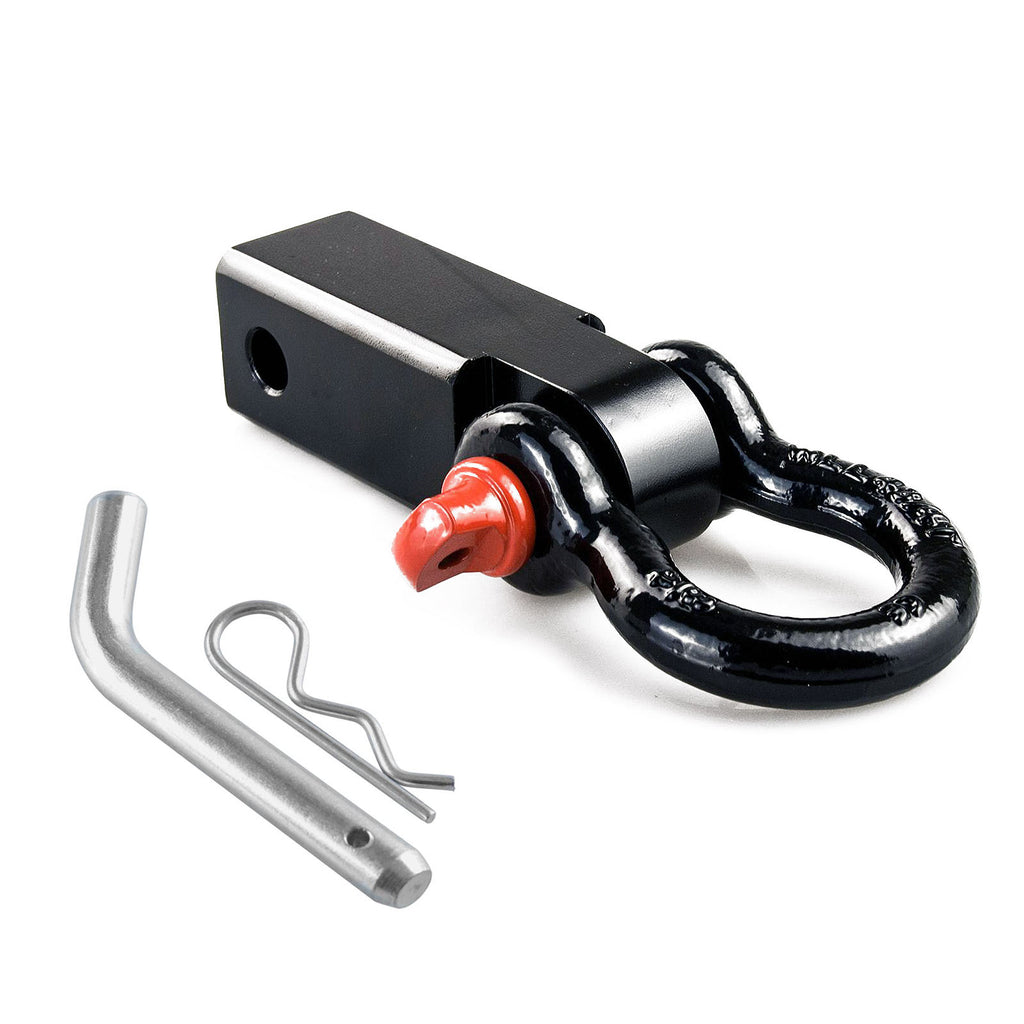 Recovery Hitch Receiver with 4750kg bow shackle