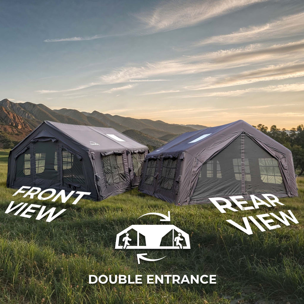 Coody inflatable Air Tent 13.6， Instant Setup No poles Black