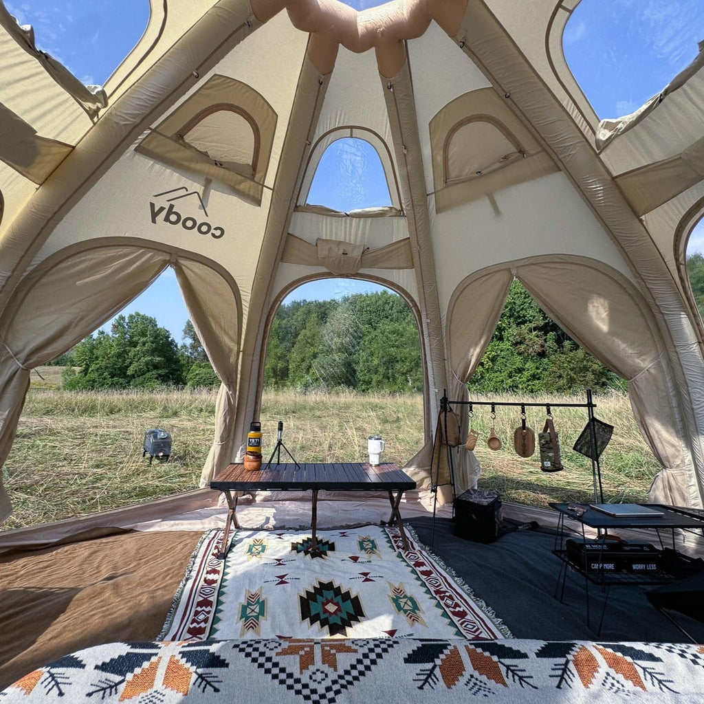 Coody Aurora Dome inflatable Air Tent, Instant Setup No poles Green