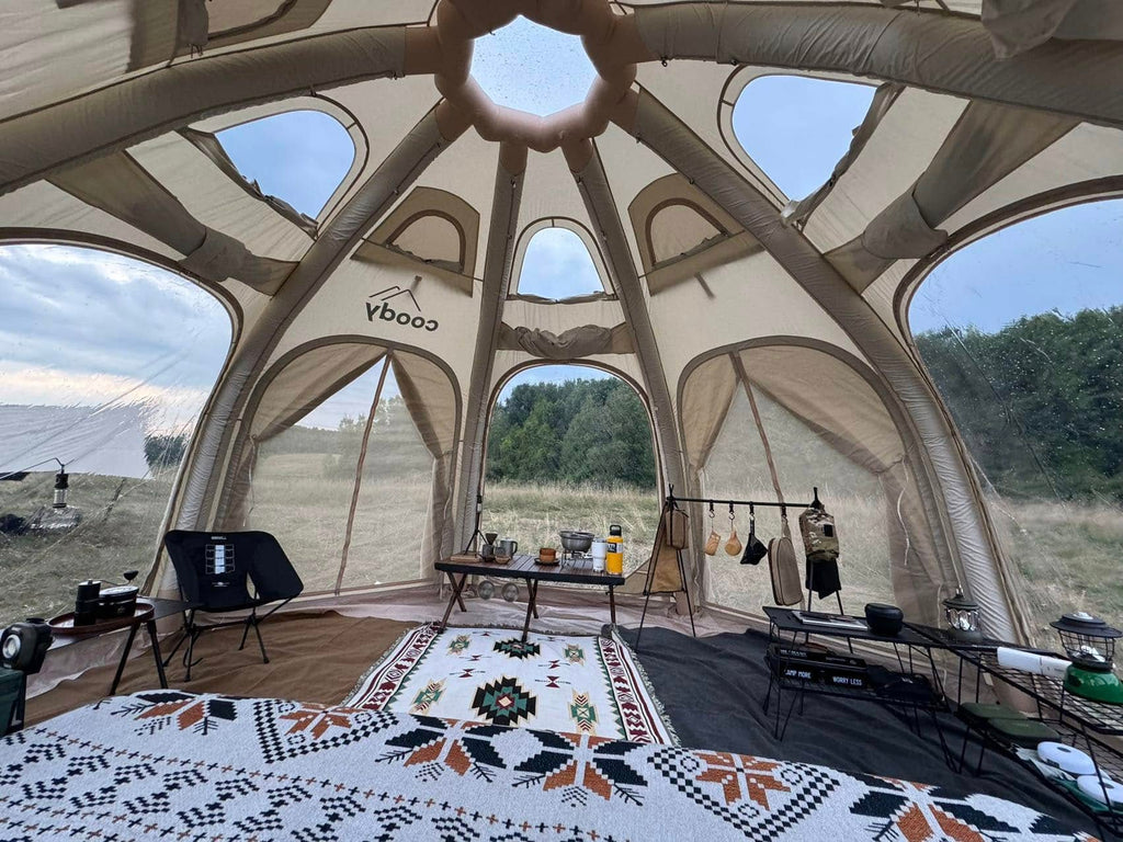 Coody Aurora Dome inflatable Air Tent, Instant Setup No poles Green