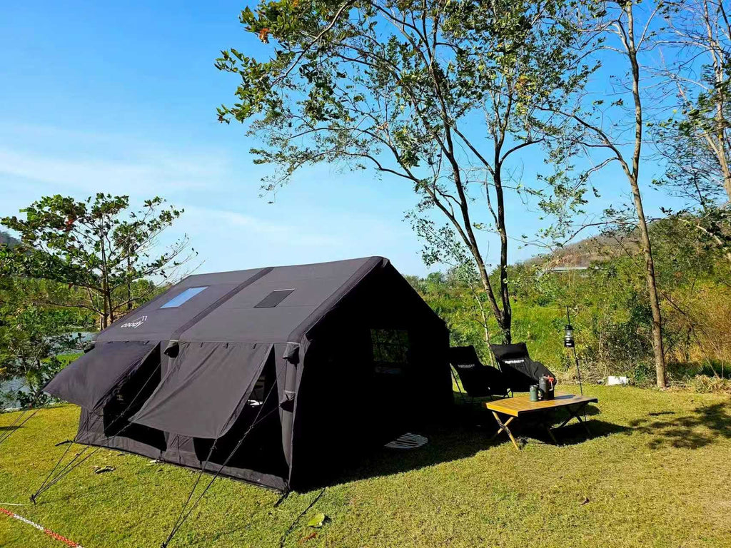 Coody inflatable Air Tent 13.6， Instant Setup No poles Black