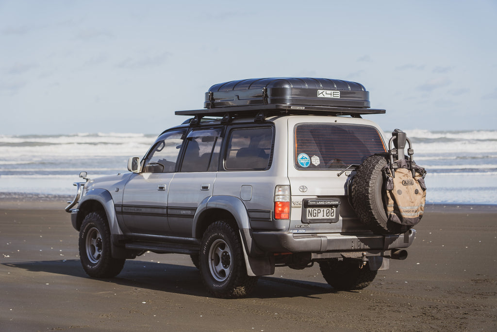 K4E Tent + Awning Combo - Hard Shell SummitLodge 1600 Rooftop Tent