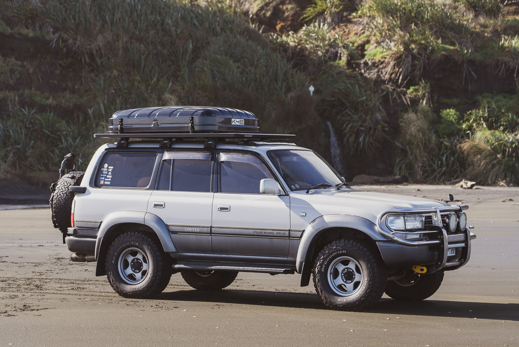 K4E Tent + Awning Combo - Hard Shell SummitLodge 1900 Rooftop Tent