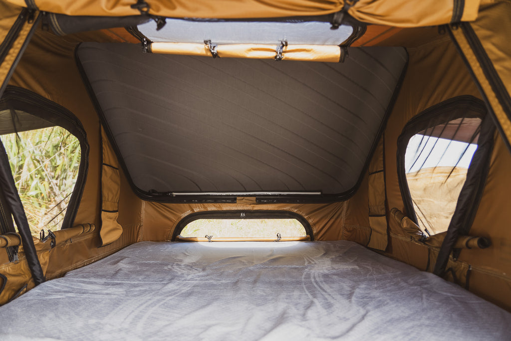 Extra Wide Tent + Annex Combo - Hard Shell SummitLodge 1900 Rooftop Tent