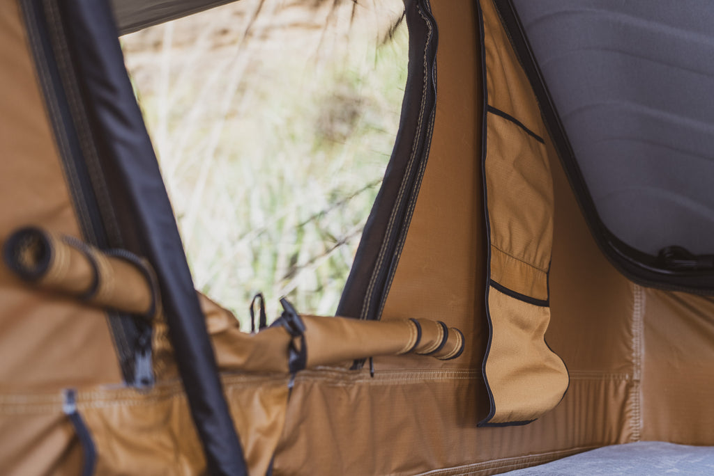 K4E Tent + Awning Combo - Hard Shell SummitLodge 1900 Rooftop Tent