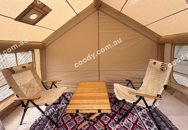 Coody inflatable Air Tent 13.6, Instant Setup No poles Green