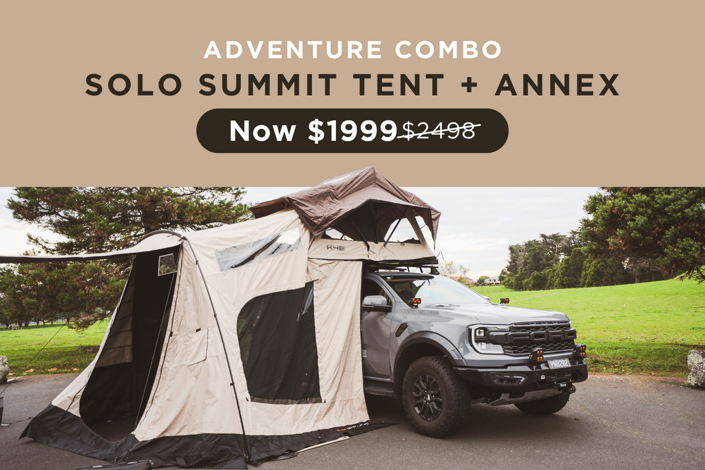 K4E SOLO SUMMIT ROOFTOP TENT + Annex Combo DEAL