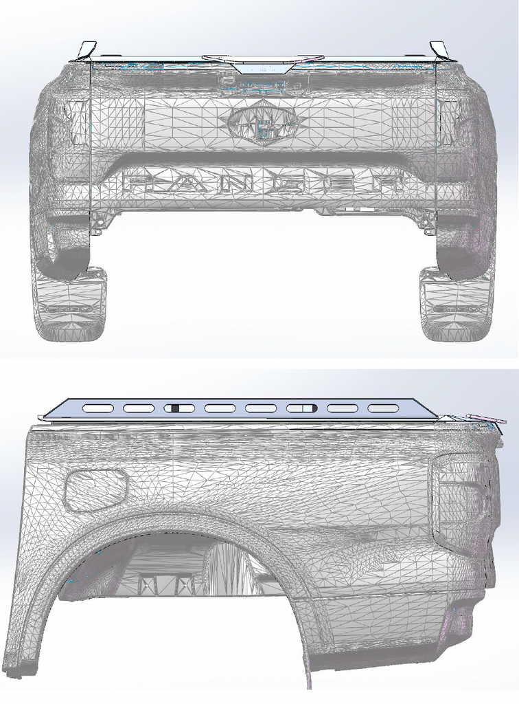 K4E ArmourDeck Ford Ranger heavy duty hard lid before 2022