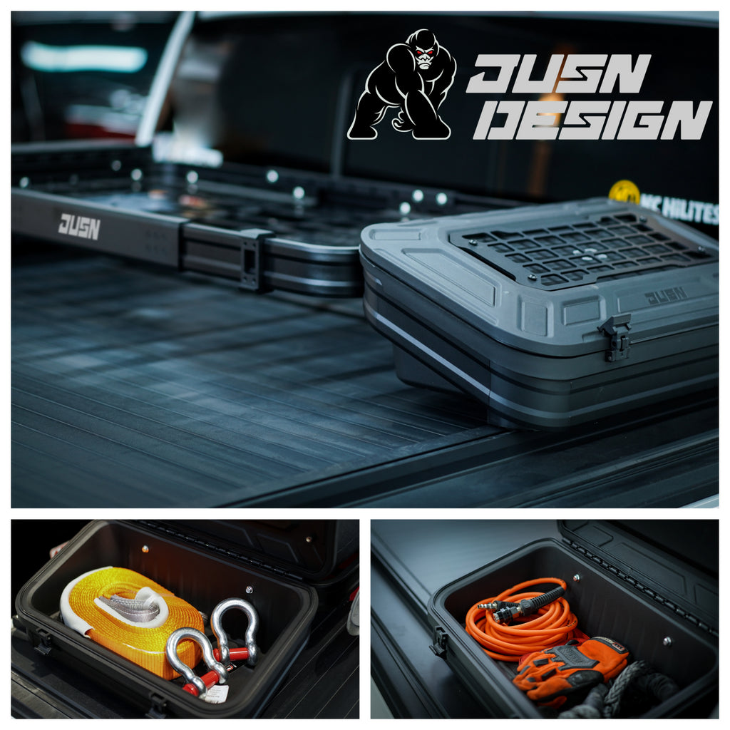 Universal Ute Tub Rack JUSN JD2 Adjustable Width Fit Hilux/Ranger/BYD Shark/Navara & More