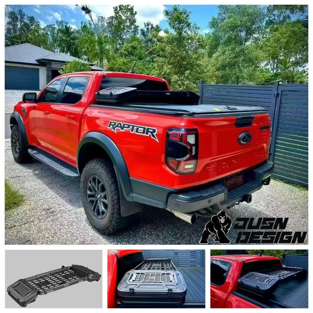 Universal Ute Tub Rack JUSN JD2 Adjustable Width Fit Hilux/Ranger/BYD Shark/Navara & More