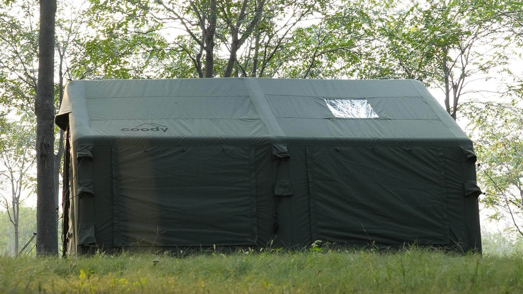 Coody inflatable Air Tent 13.6, Instant Setup No poles Green