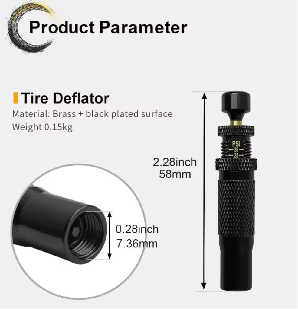 4pcs deflator valve kit
